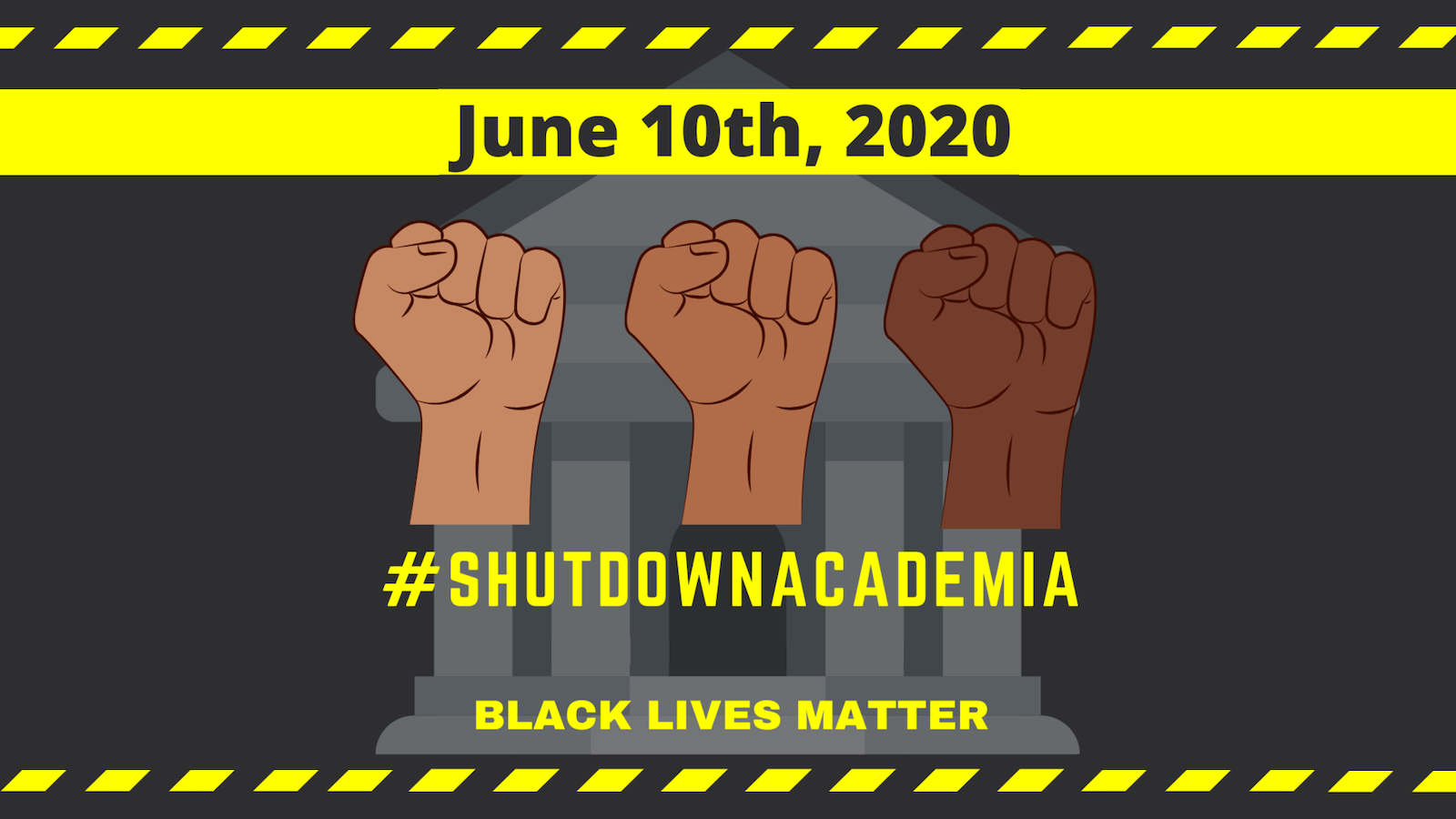 graphic for #ShutDownAcademia