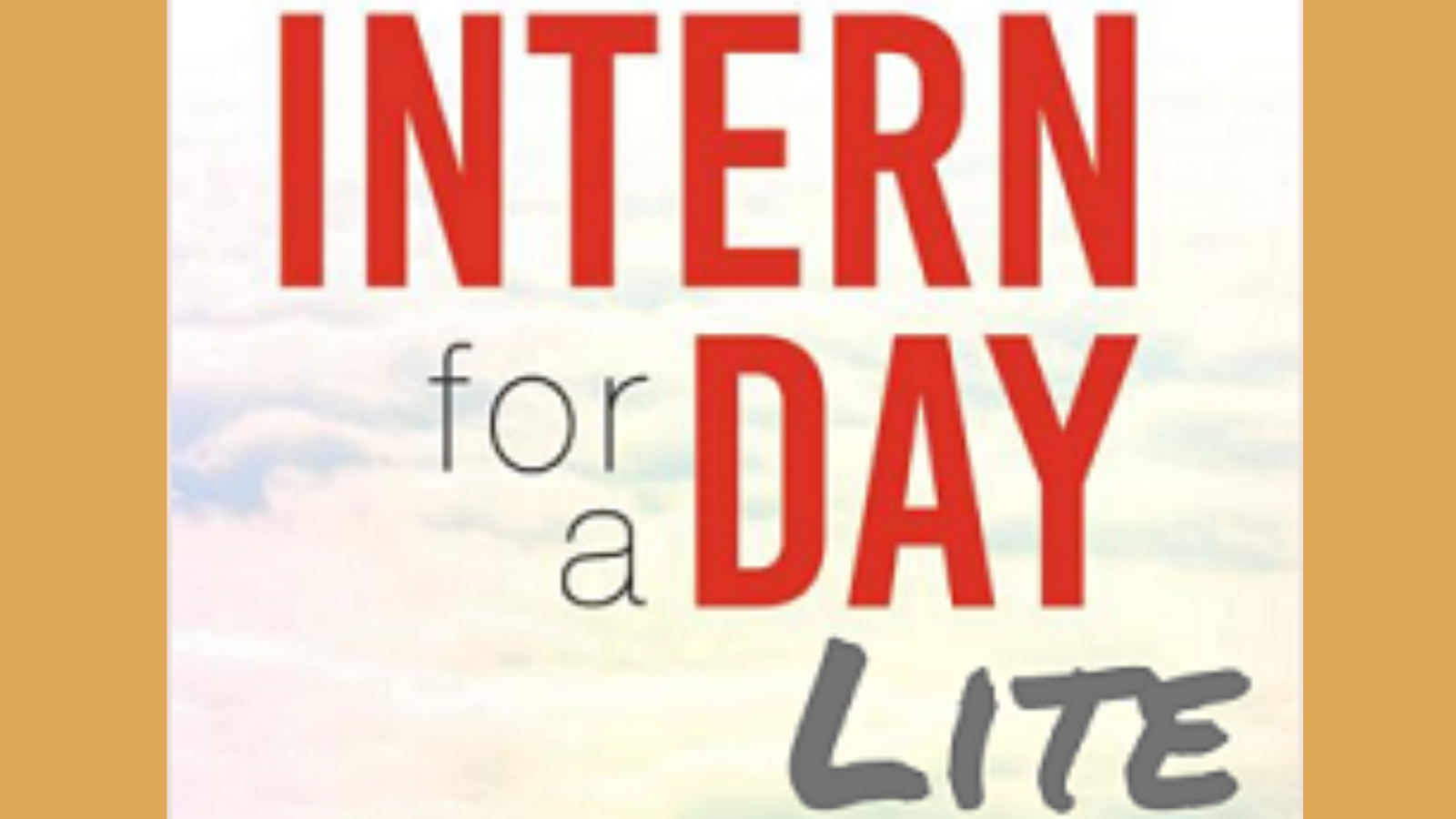 Intern for a day lite inset