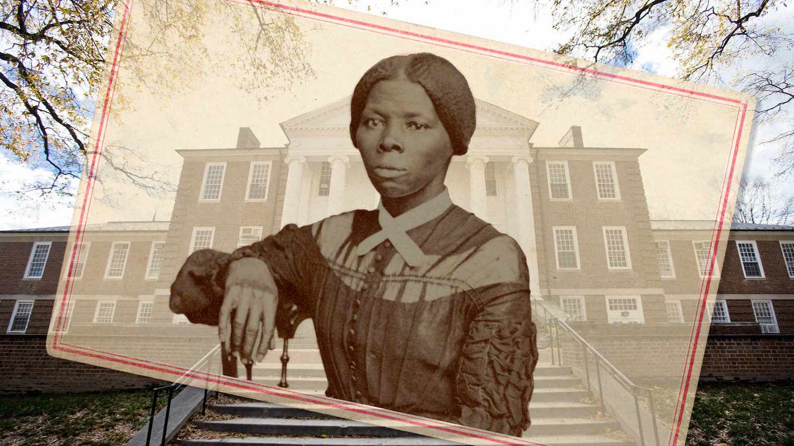 image of Harriet Tubman and Woods Hall