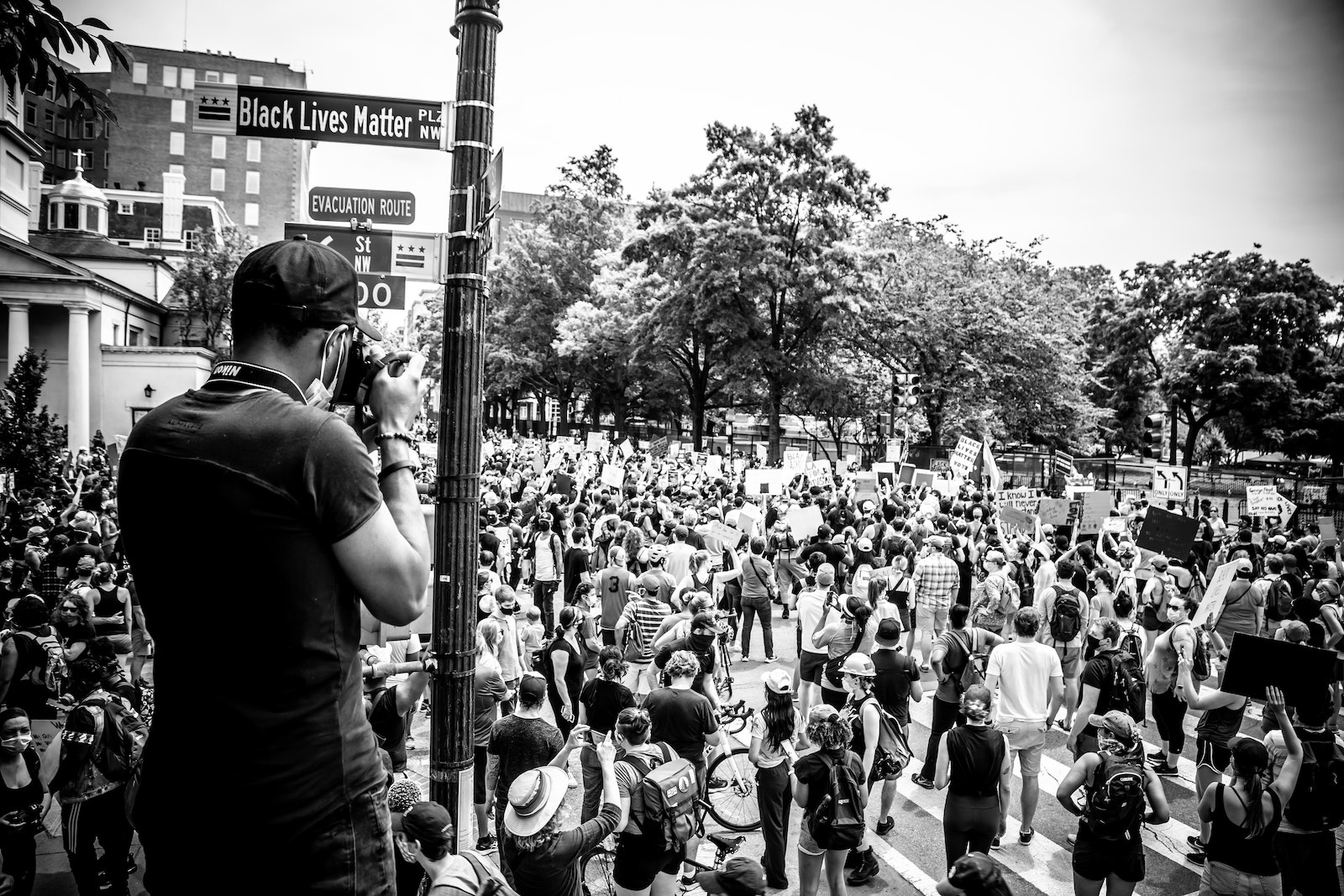image of Black Lives Matter protest in D.C.