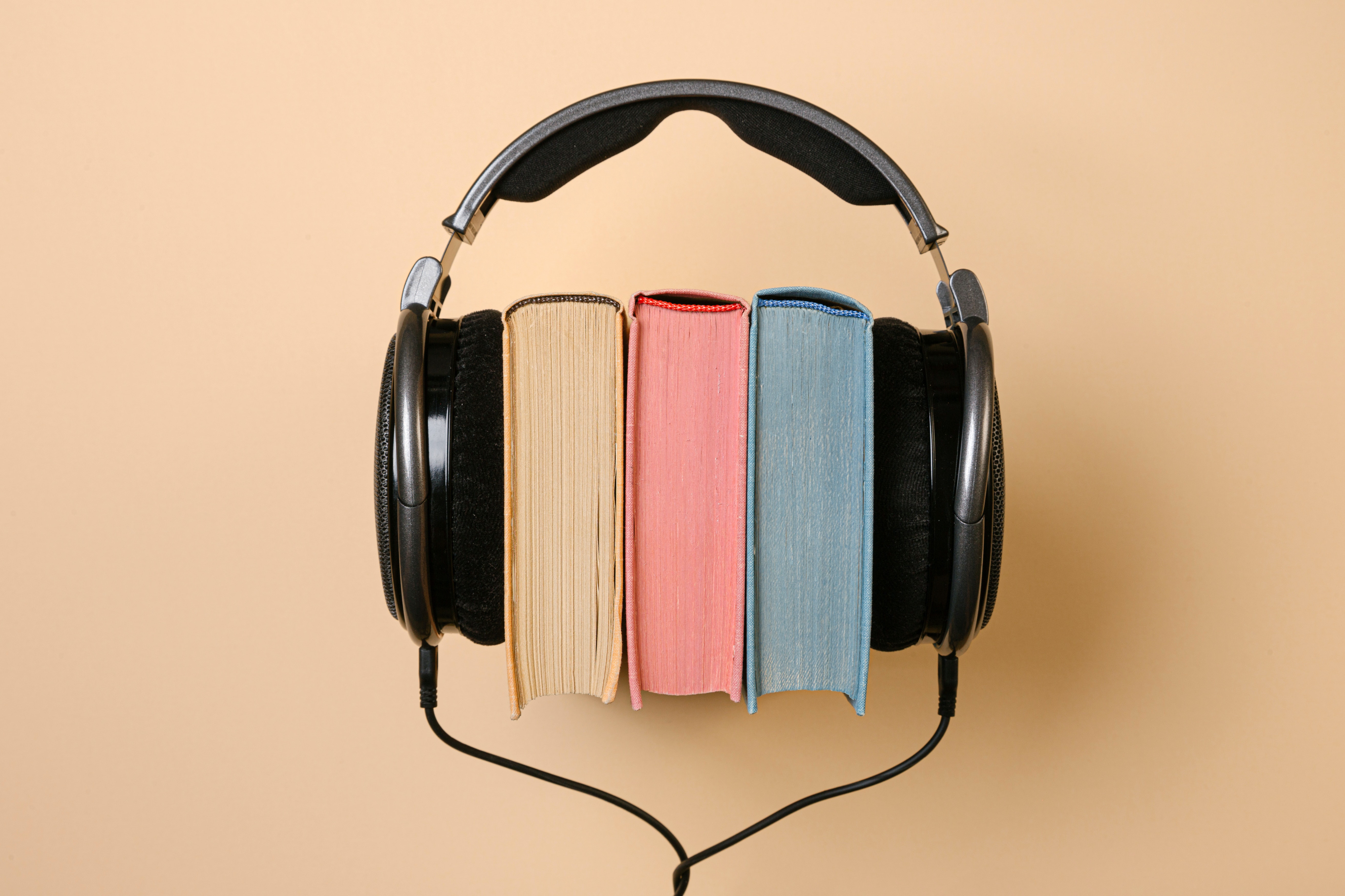 Podcasting the Humanities - headphones and books