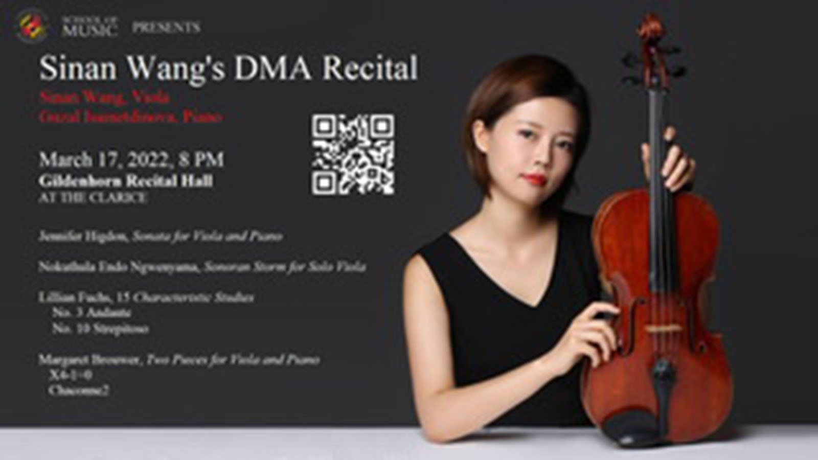 Violist Sinan Wang.