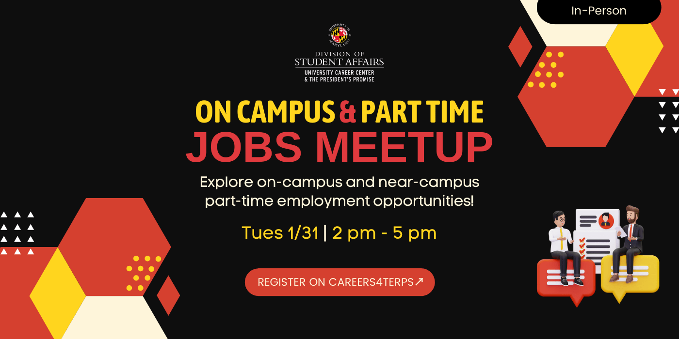 On Campus and Part-Time Jobs Meetup graphic
