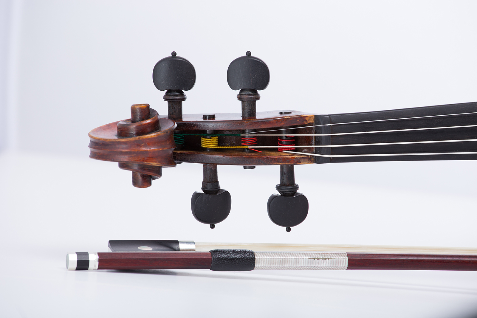 A violin and bow.