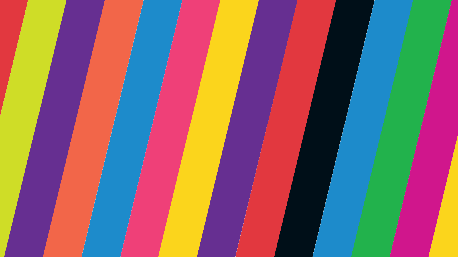 Multi-color stripes that reveal Year in Review.