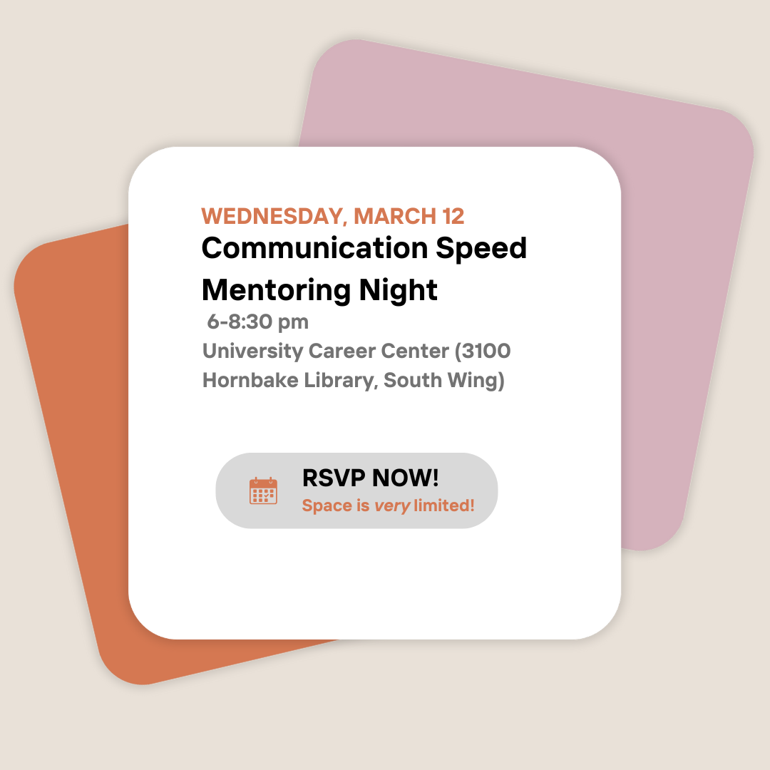 Speed Mentoring Flyer