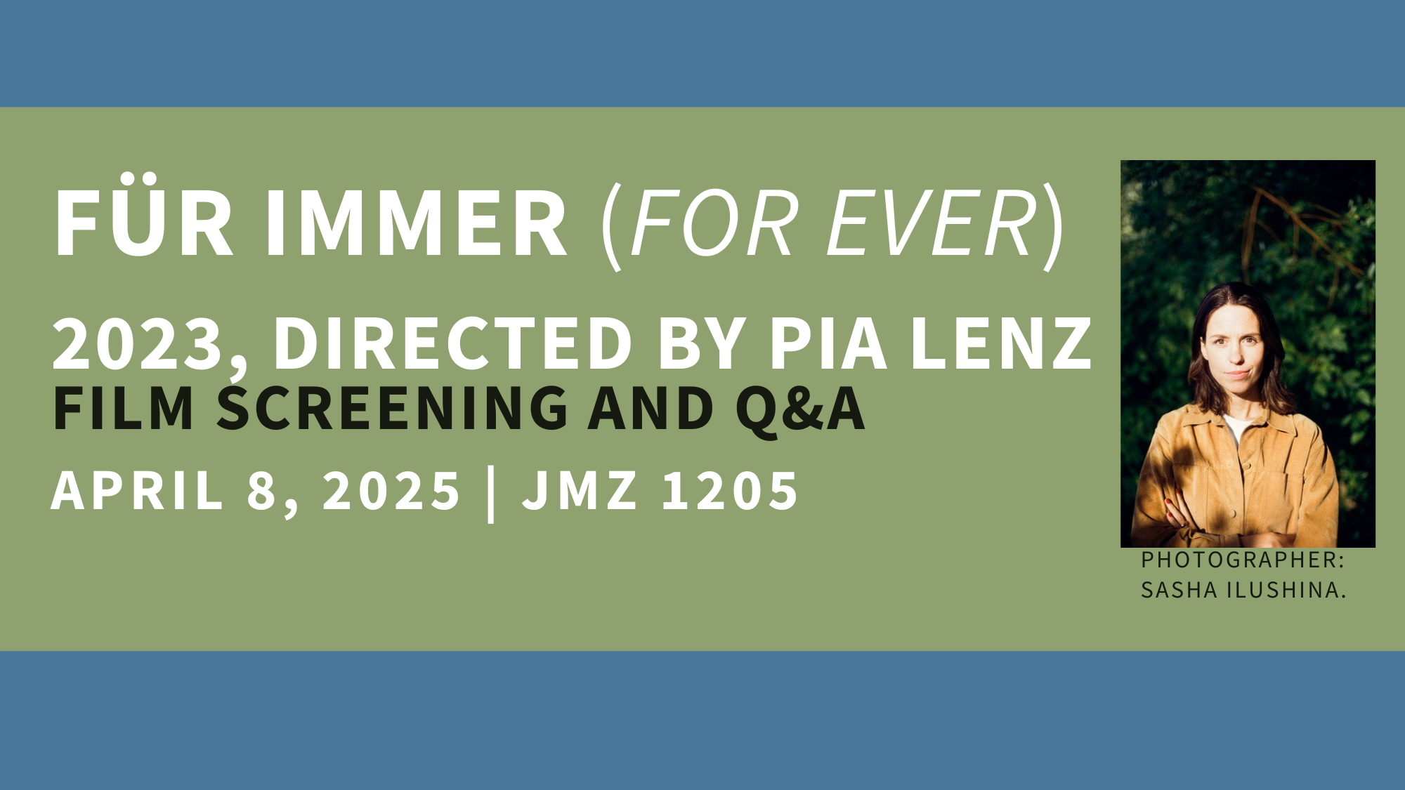 Für Immer (For Ever, 2023) Screening and Q&A