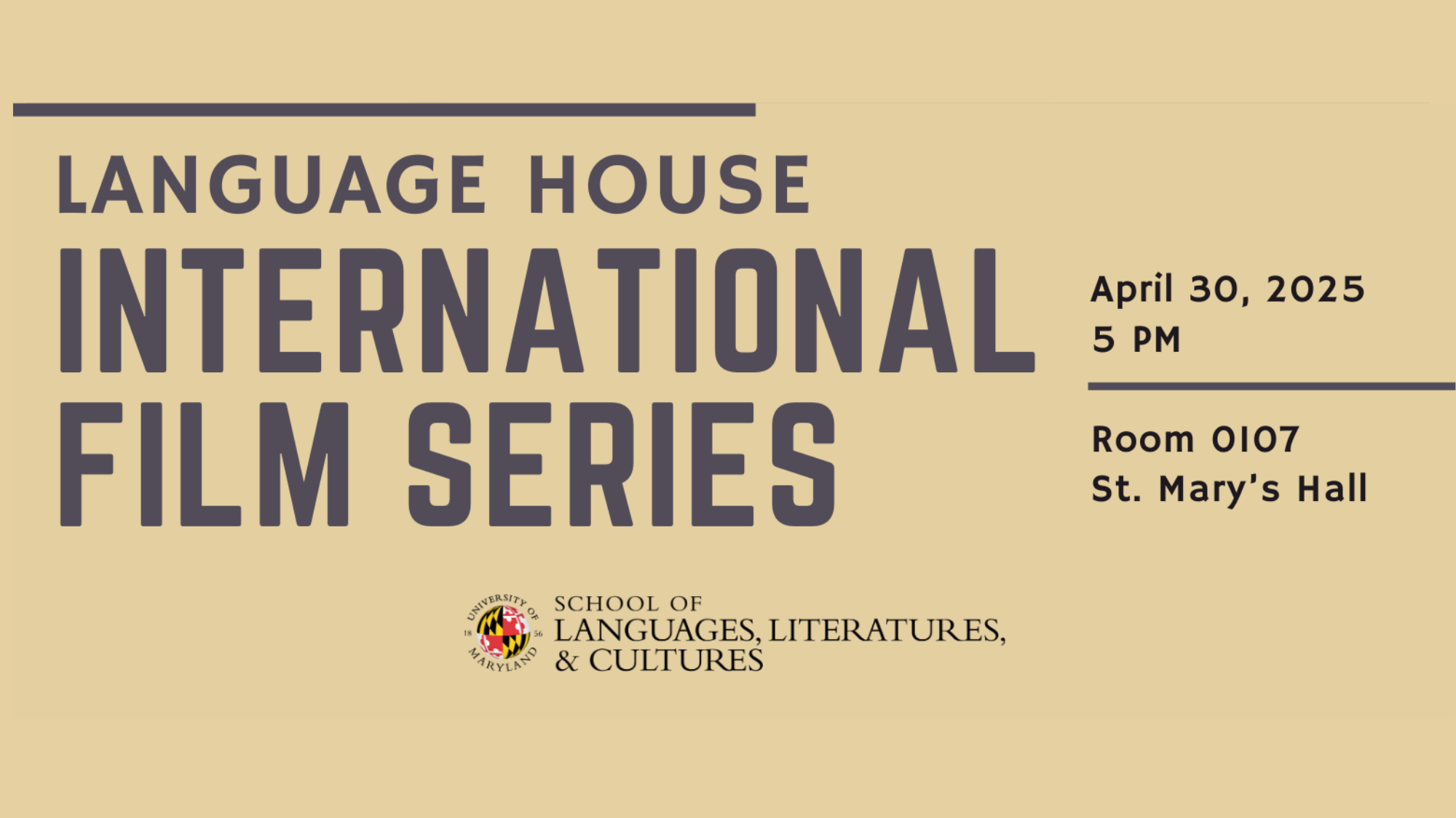 Language House International Film Series: "18 Regali" with the Italian Cluster
