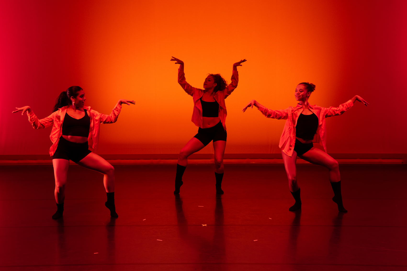Dancers on stage.