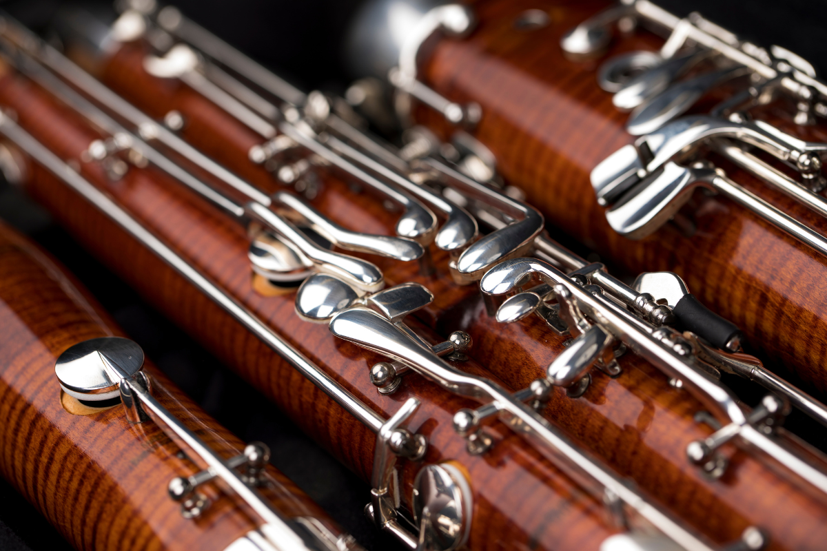 Bassoons stock photo.