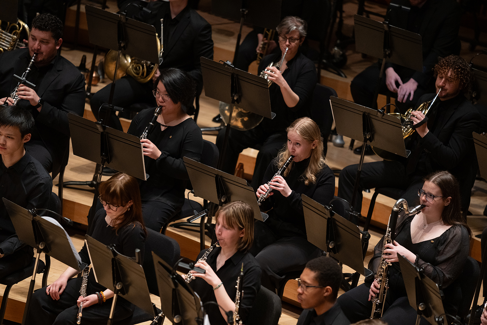 The UMD Wind Orchestra perform in concert.