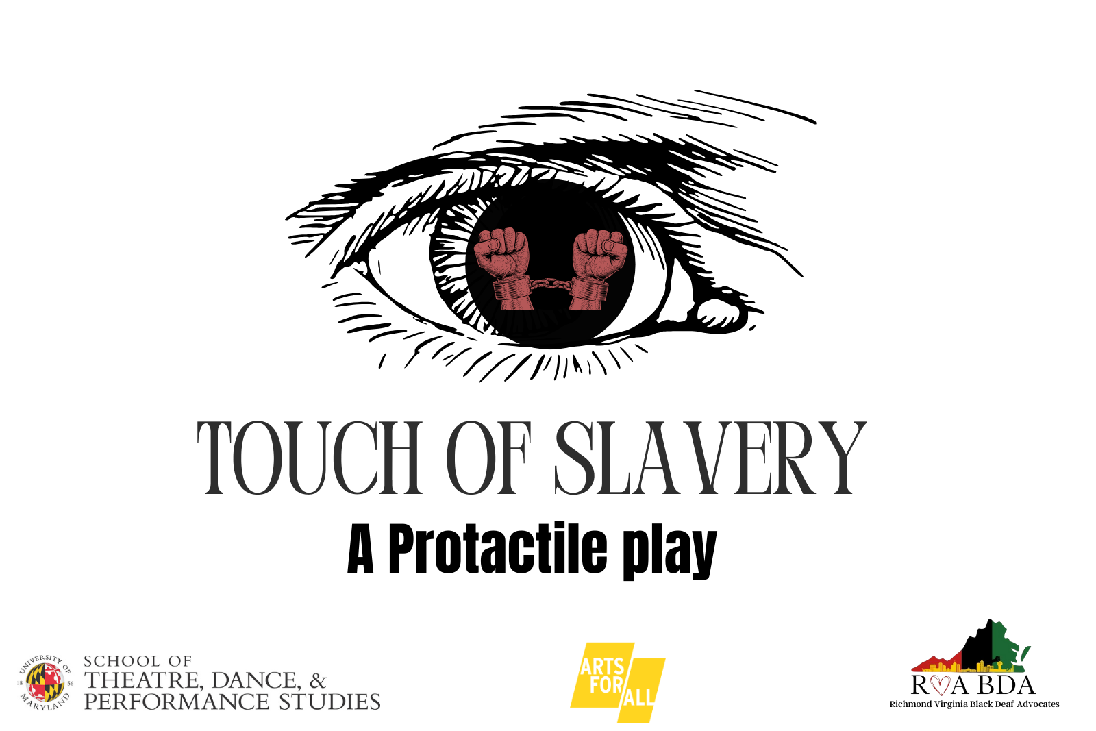 Logo and Branding for " Touch of Slavery (Deaf Blind Production)"