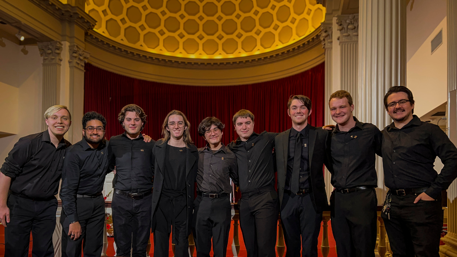 Picture of performers for the "A Capella Spring Concert" show