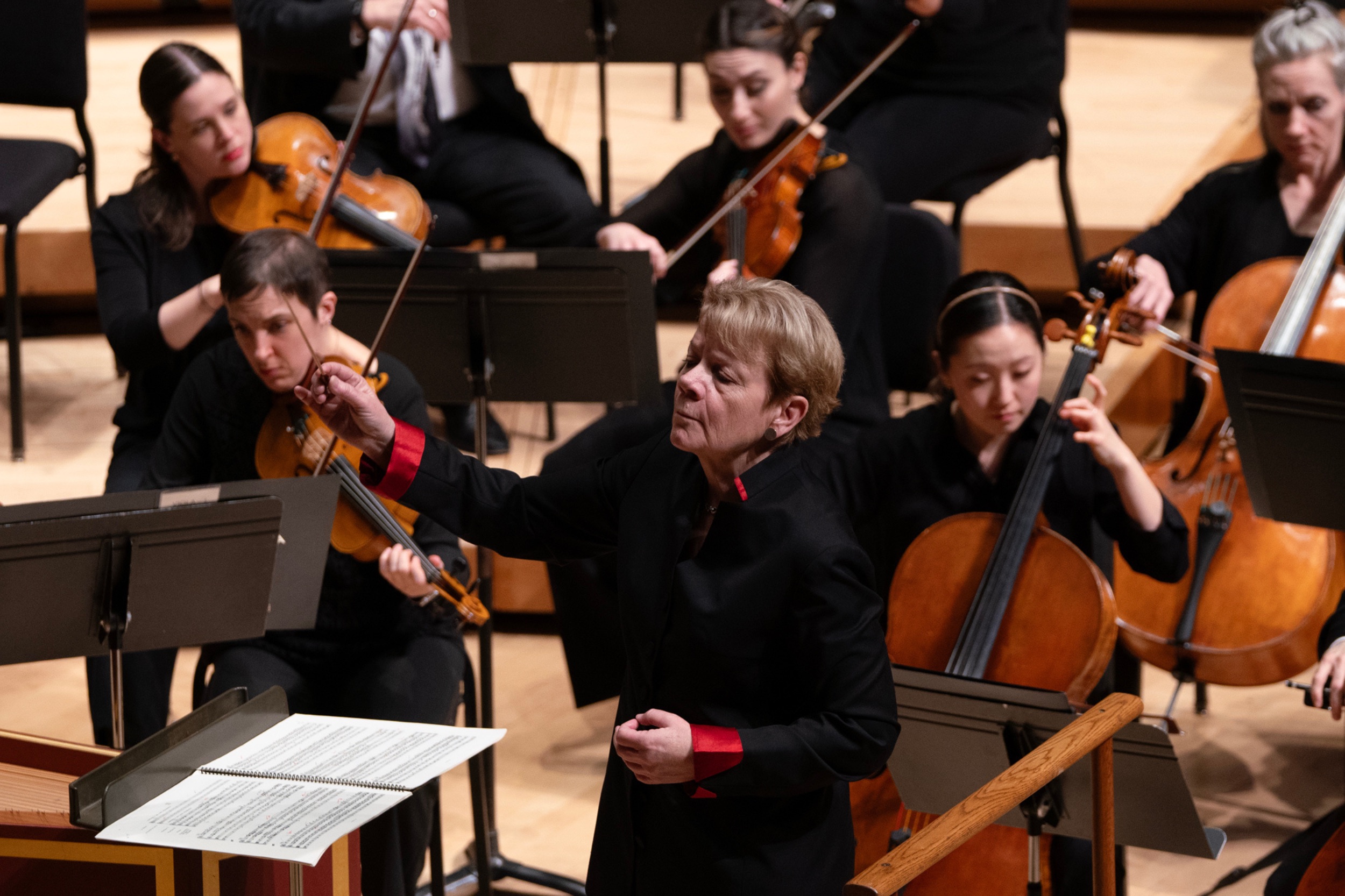 Marin Alsop conducts the Baltimore Symphony Orchestra.