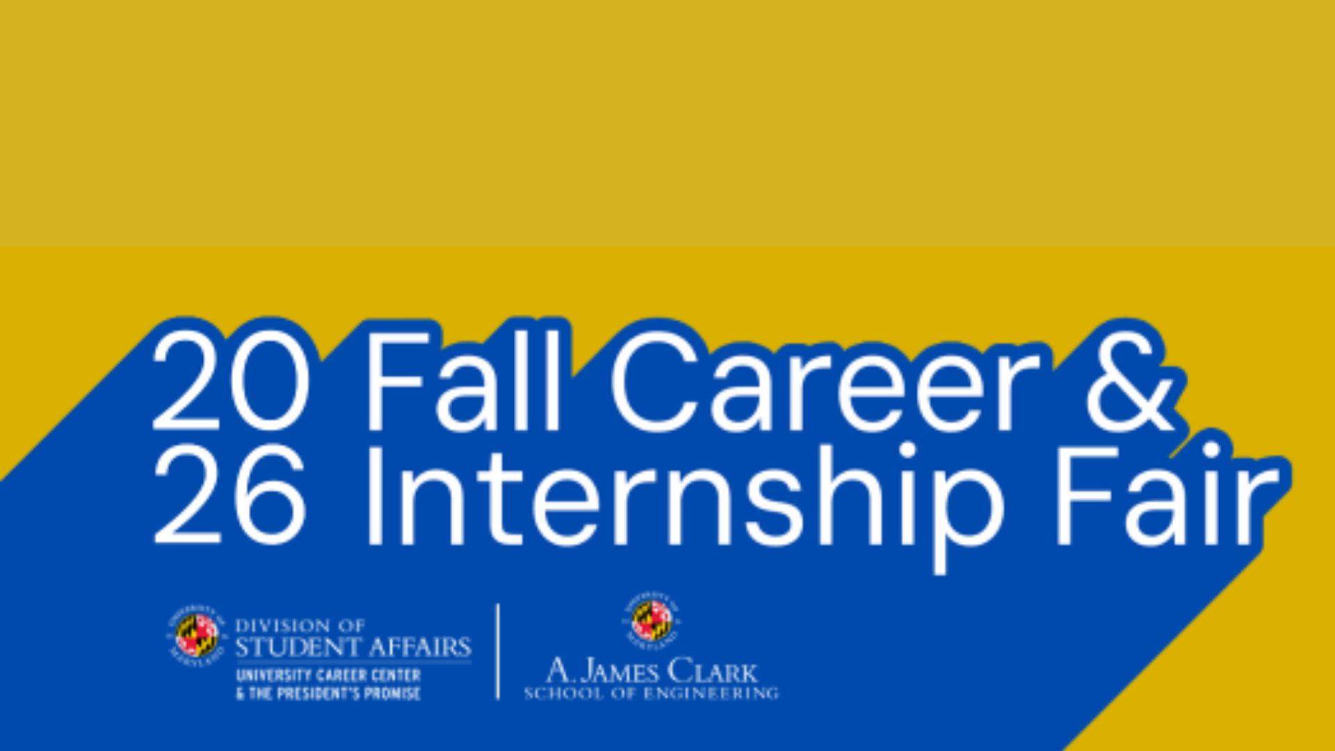 Promotional graphic for the 2026 Fall Career & Internship Fair