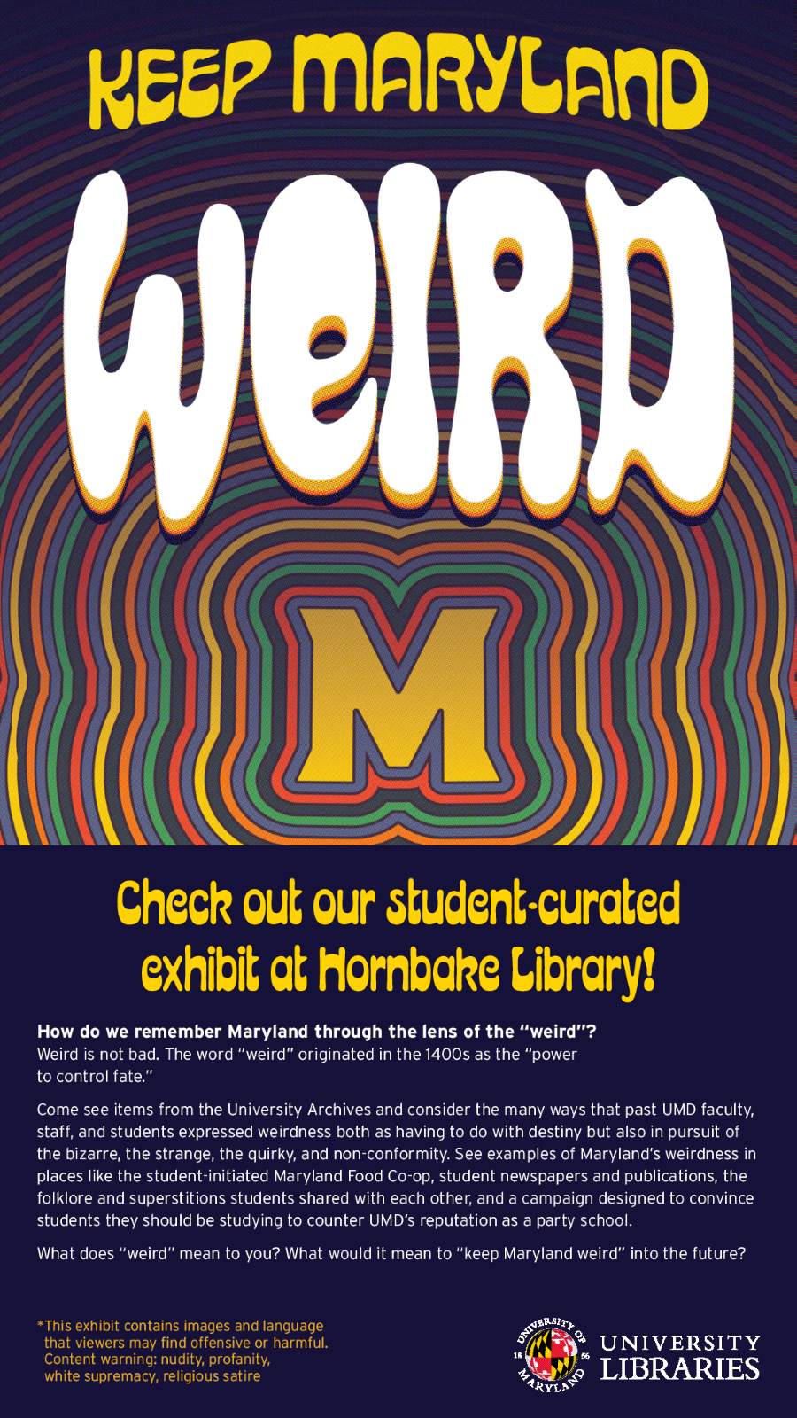 Keep Maryland Weird Infographic