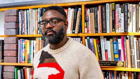 A headshot of Reginald Dwayne Betts