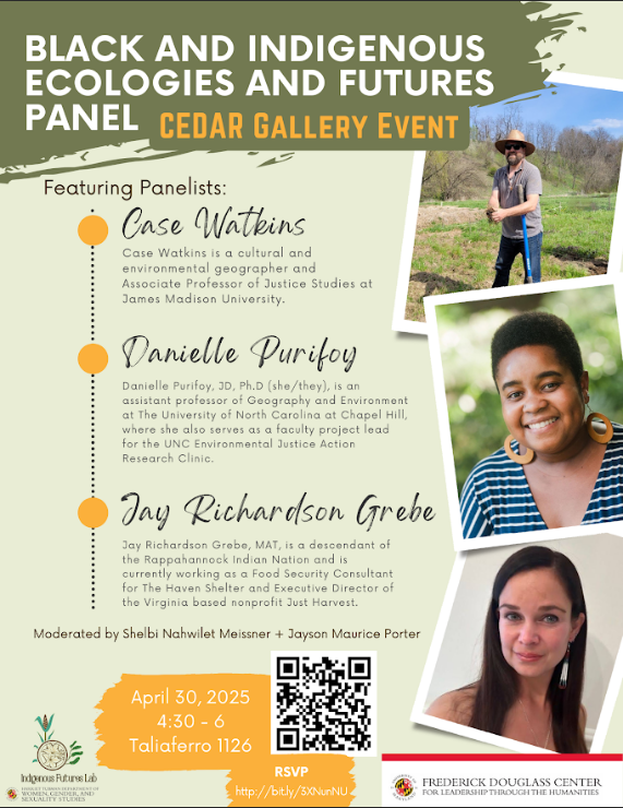 Black and Indigenous Ecologies and Futures Panel POSTER