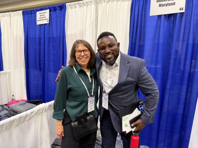 Shawn Parry-Giles and Divine at NCA 