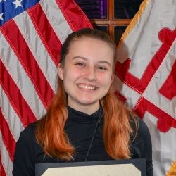 Photograph of Isabella Cusack, Writers' House student