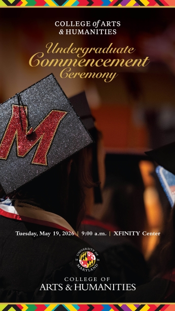 College of Arts and Humanities Undergraduate Commencement Program Cover